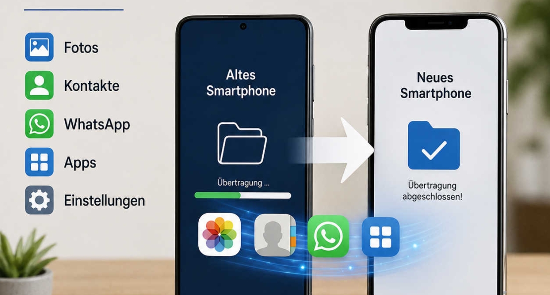 Neues Smartphone: So kommen Fotos, Kontakte, WhatsApp und Apps auf das neue Gerät
